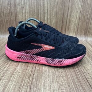 Brooks Hyperion Tempo Women's 9.5 B Running Shoes Black Hot Pink Sneakers